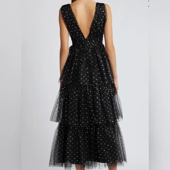 Lulus Tiered Cocktail Dress - Picture 2 of 3